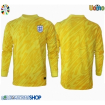 Maglie da calcio Inghilterra Portiere Seconda Maglia Europei 2024 Manica Lunga